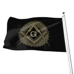 Masonic Freemasonry Print Flag