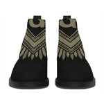 Masonic Freemasonry Print Flat Ankle Boots