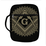 Masonic Freemasonry Print Front Pocket Bible Bag