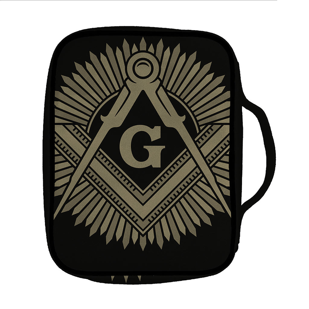 Masonic Freemasonry Print Front Pocket Bible Bag
