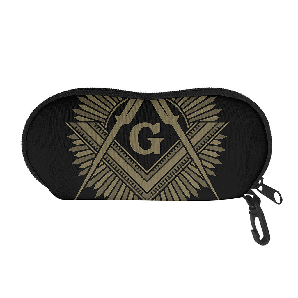 Masonic Freemasonry Print Glasses Case