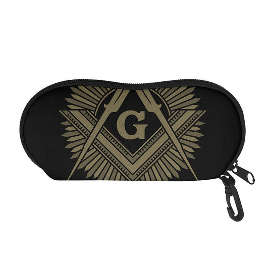 Masonic Freemasonry Print Glasses Case