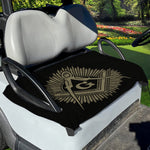 Masonic Freemasonry Print Golf Cart Seat Cover