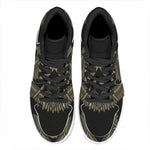 Masonic Freemasonry Print High Top Leather Sneakers