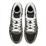 Masonic Freemasonry Print High Top Leather Sneakers