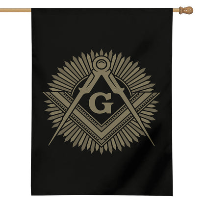 Masonic Freemasonry Print House Flag