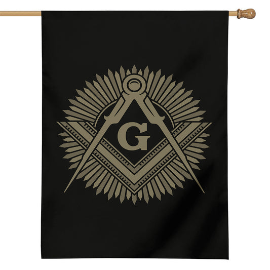Masonic Freemasonry Print House Flag