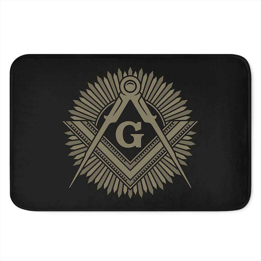 Masonic Freemasonry Print Indoor Door Mat