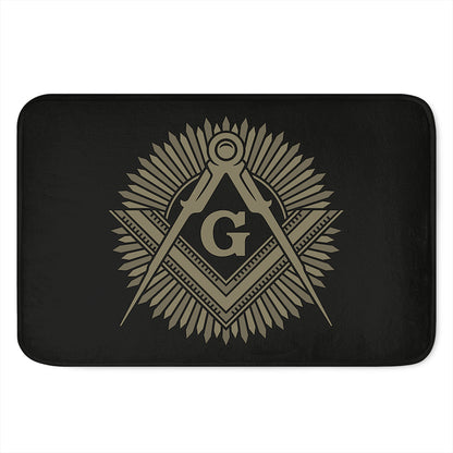 Masonic Freemasonry Print Indoor Door Mat