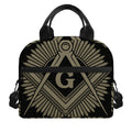 Masonic Freemasonry Print Insulated Lunch Bag