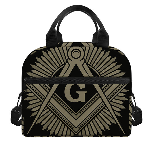 Masonic Freemasonry Print Insulated Lunch Bag