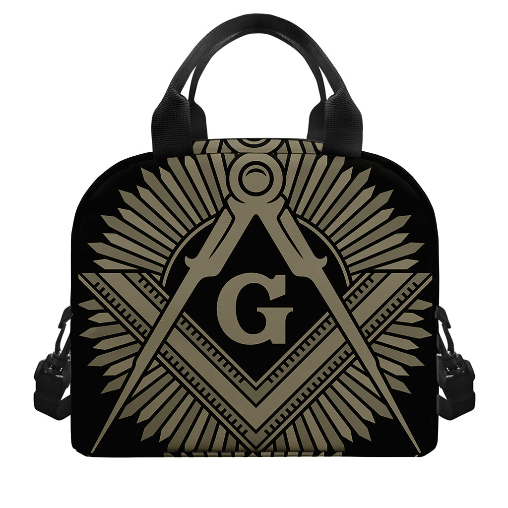 Masonic Freemasonry Print Insulated Lunch Bag
