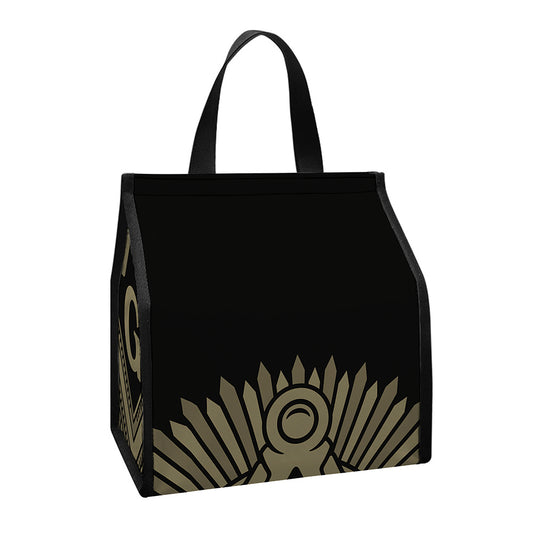 Masonic Freemasonry Print Insulated Lunch Tote