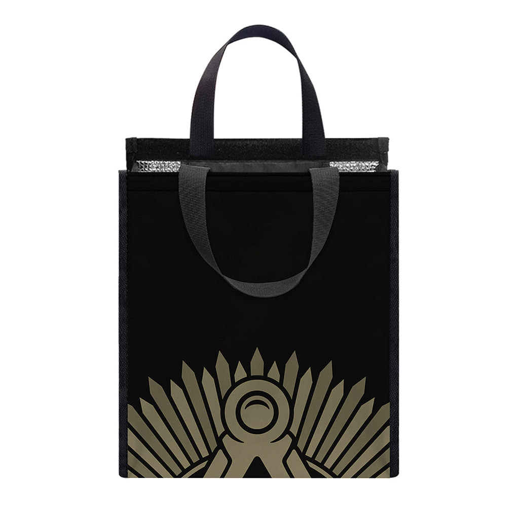 Masonic Freemasonry Print Insulated Lunch Tote