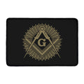 Masonic Freemasonry Print Kitchen Mat