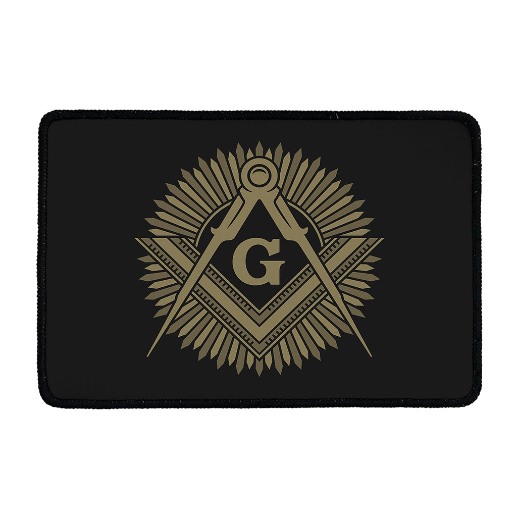 Masonic Freemasonry Print Kitchen Mat