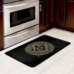 Masonic Freemasonry Print Kitchen Mat
