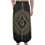 Masonic Freemasonry Print Lantern Pants