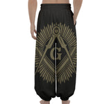 Masonic Freemasonry Print Lantern Pants