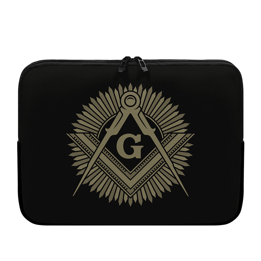 Masonic Freemasonry Print Laptop Sleeve