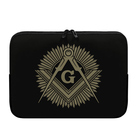 Masonic Freemasonry Print Laptop Sleeve