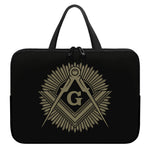 Masonic Freemasonry Print Laptop Sleeve With Handle