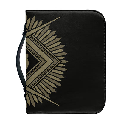Masonic Freemasonry Print Leather Bible Cover
