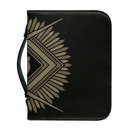 Masonic Freemasonry Print Leather Bible Cover