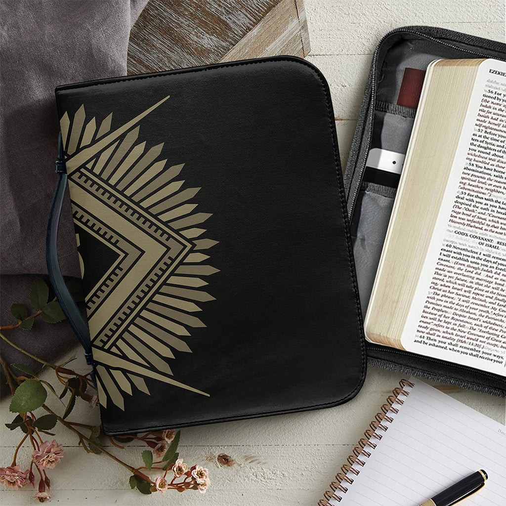 Masonic Freemasonry Print Leather Bible Cover