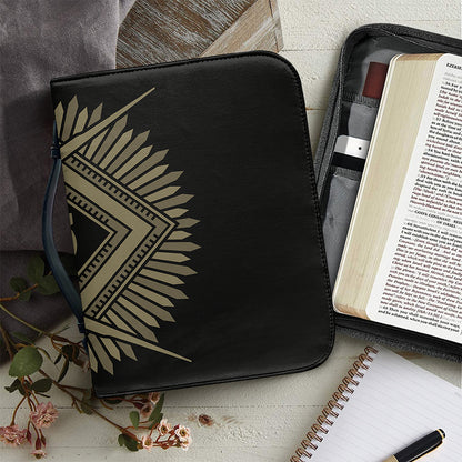 Masonic Freemasonry Print Leather Bible Cover