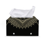 Masonic Freemasonry Print Leather Tissue Box Cover
