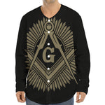 Masonic Freemasonry Print Long Sleeve Baseball Jersey