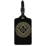 Masonic Freemasonry Print Luggage Tag