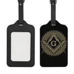 Masonic Freemasonry Print Luggage Tag