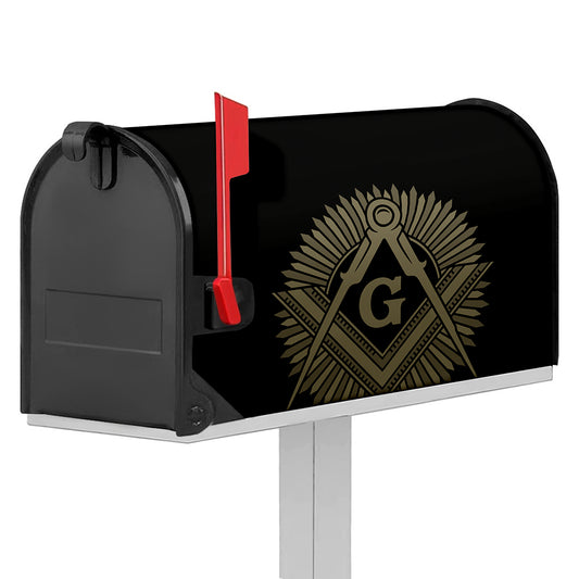 Masonic Freemasonry Print Mailbox Cover