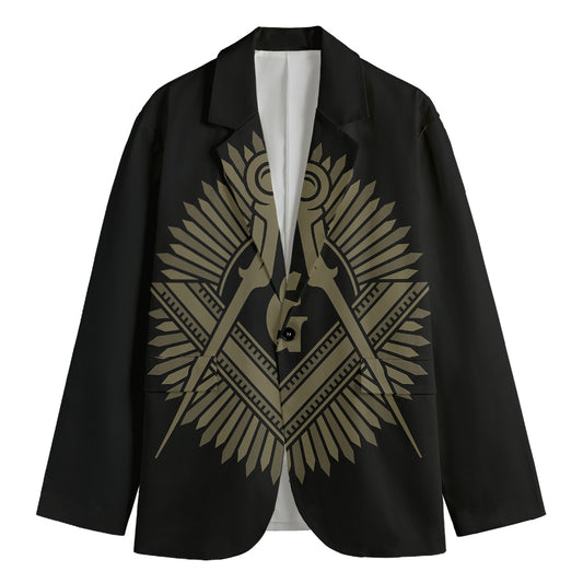 Masonic Freemasonry Print Men's Blazer