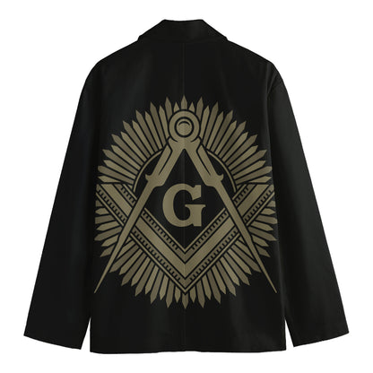 Masonic Freemasonry Print Men's Blazer