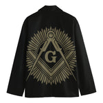 Masonic Freemasonry Print Men's Blazer