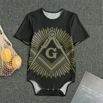 Masonic Freemasonry Print Men's Bodysuit