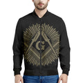 Masonic Freemasonry Print Men's Bomber Jacket