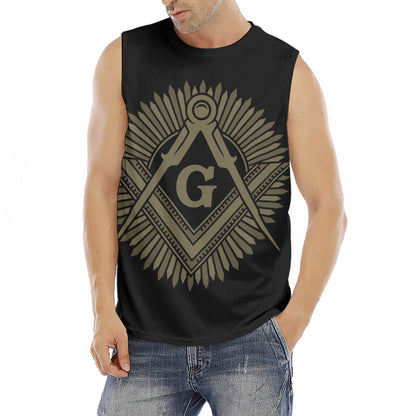 Masonic Freemasonry Print Men's Fitness Tank Top