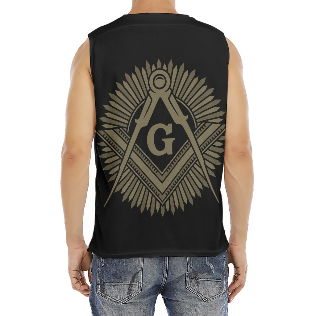 Masonic Freemasonry Print Men's Fitness Tank Top