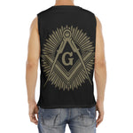 Masonic Freemasonry Print Men's Fitness Tank Top