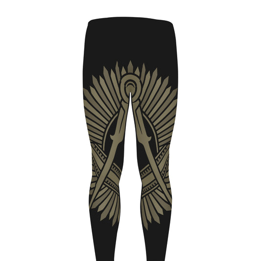Masonic Freemasonry Print Men's leggings