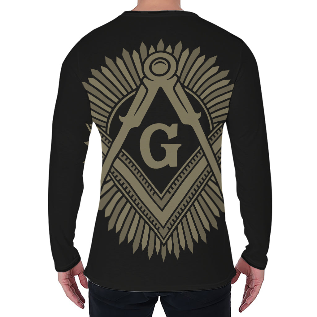 Masonic Freemasonry Print Men's Long Sleeve T-Shirt