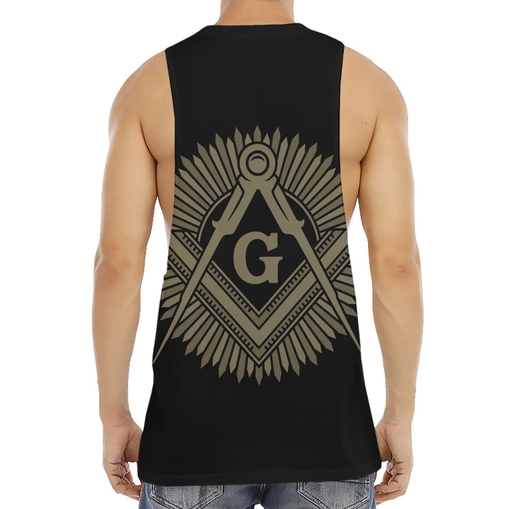 Masonic Freemasonry Print Men's Muscle Tank Top