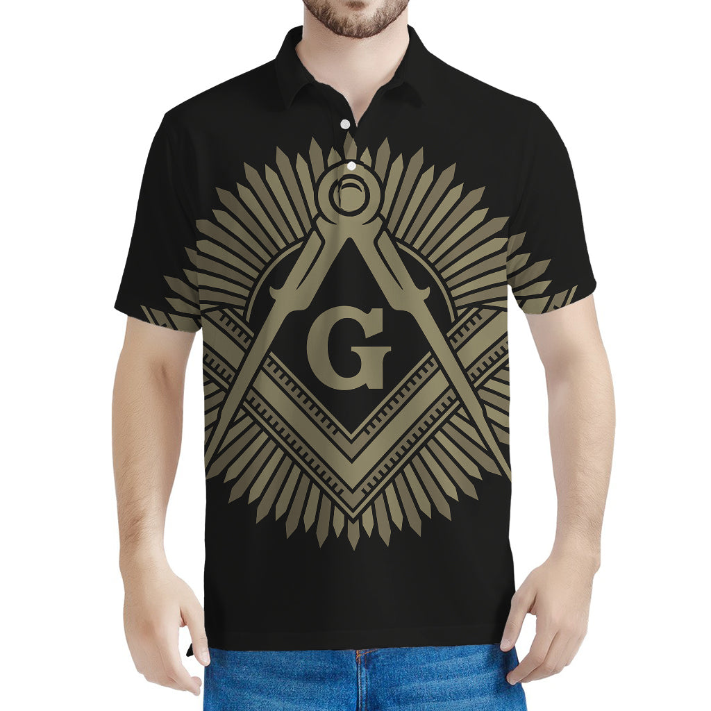 Masonic Freemasonry Print Men's Polo Shirt