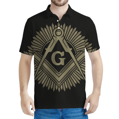 Masonic Freemasonry Print Men's Polo Shirt