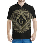 Masonic Freemasonry Print Men's Polo Shirt