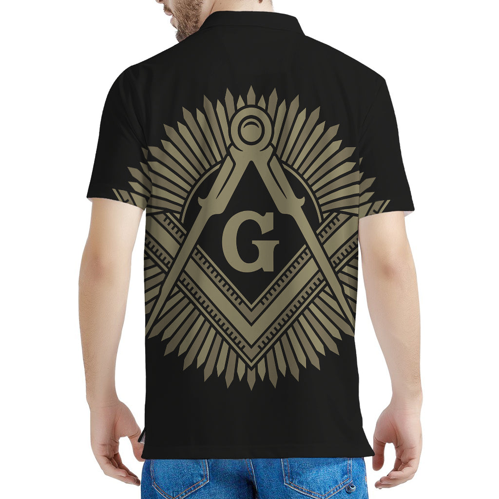 Masonic Freemasonry Print Men's Polo Shirt
